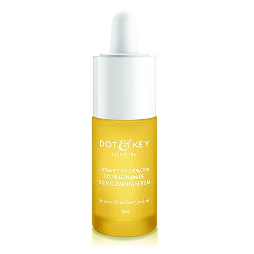 Dot & Key 10% Niacinamide Serum Ultimate Spot Corrector, 15ml, with 1% Zinc and Hyaluronic Acid, face serum for spotless skin