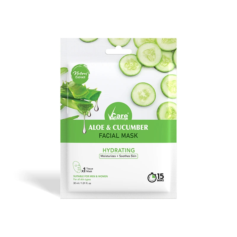 Aloevera & Cucumber Facial sheet mask - 30ml