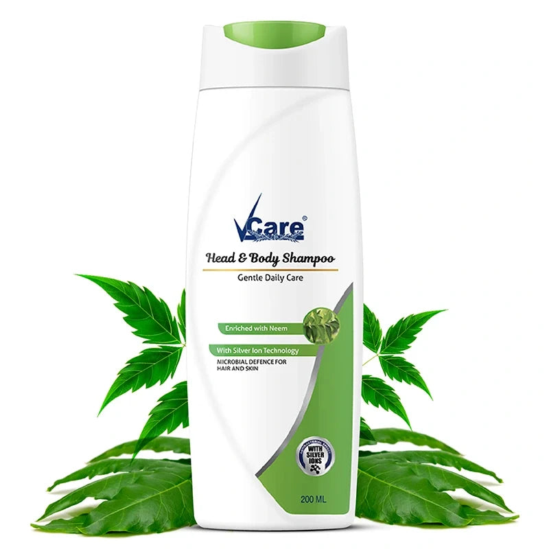 Head & Body Shampoo With Neem And Silver Extracts - 200 ml