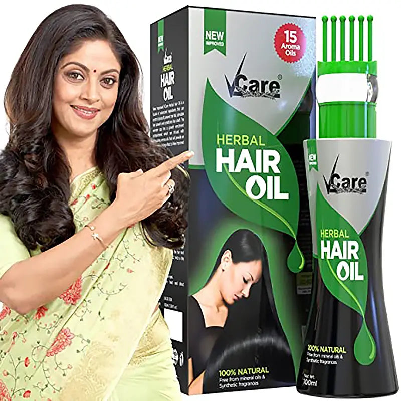 New Improved Herbal Hair Oil with Wonder Cap For Strong & Long Hair 100 ml