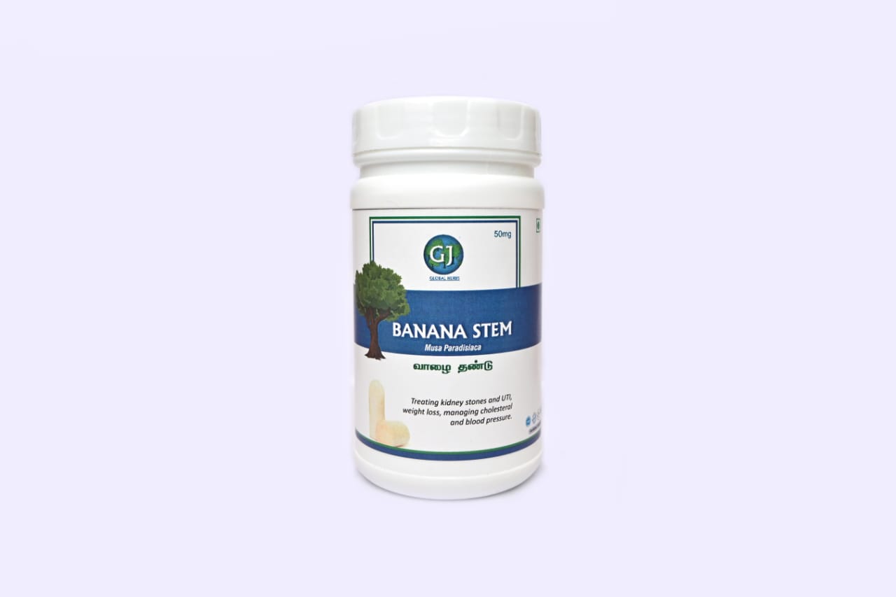 Banana stem powder