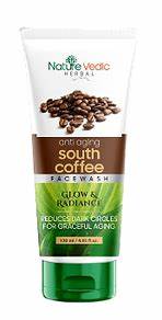 VEDIC HERBAL PRODUCTS Anti Aging South Coffee Face Wash, Face Wash 120 mL