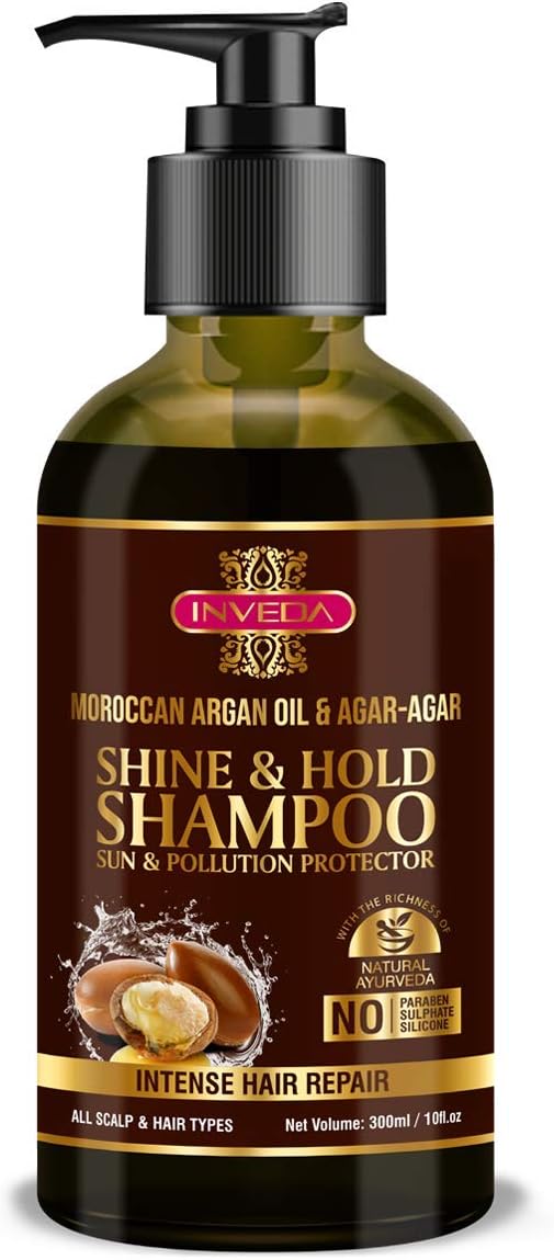 Inveda Moroccan Argan Oil Shine and Hold Shampoo