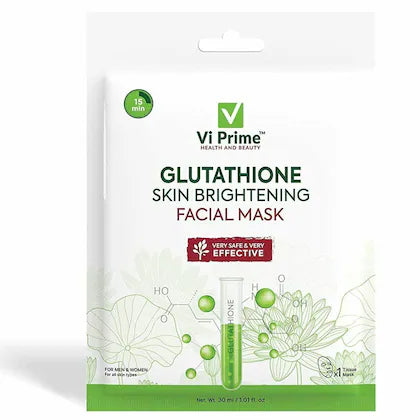 Vi Prime Glutathione Skin Whitening Facial Sheet Mask